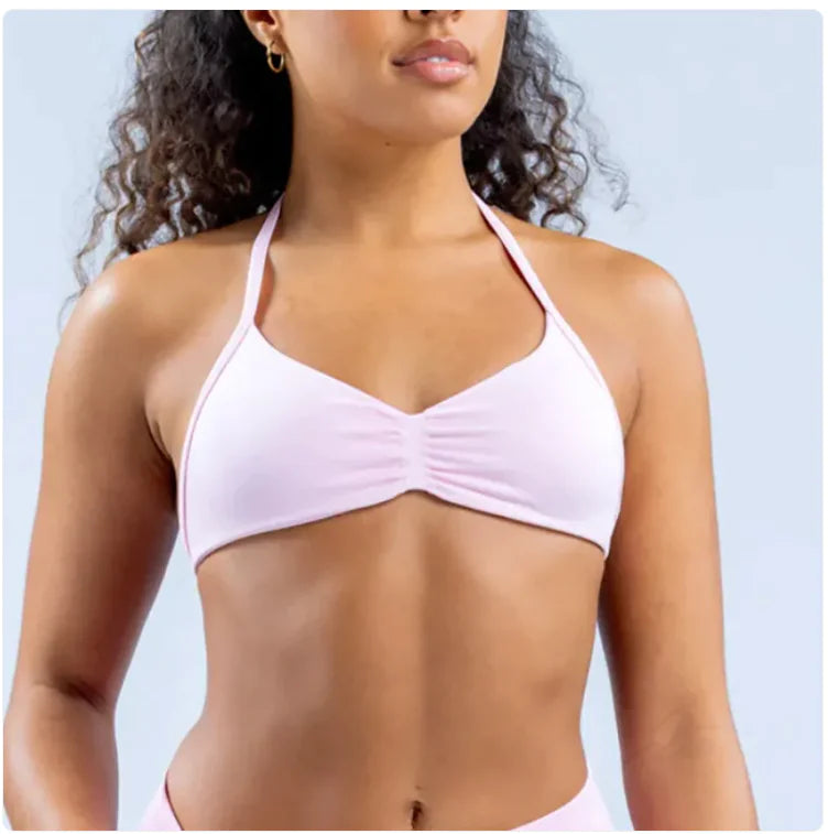 Women's Halter Back Sports Bra